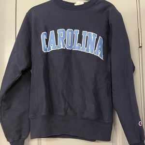 UNC Champion Reverse Weave Crewneck